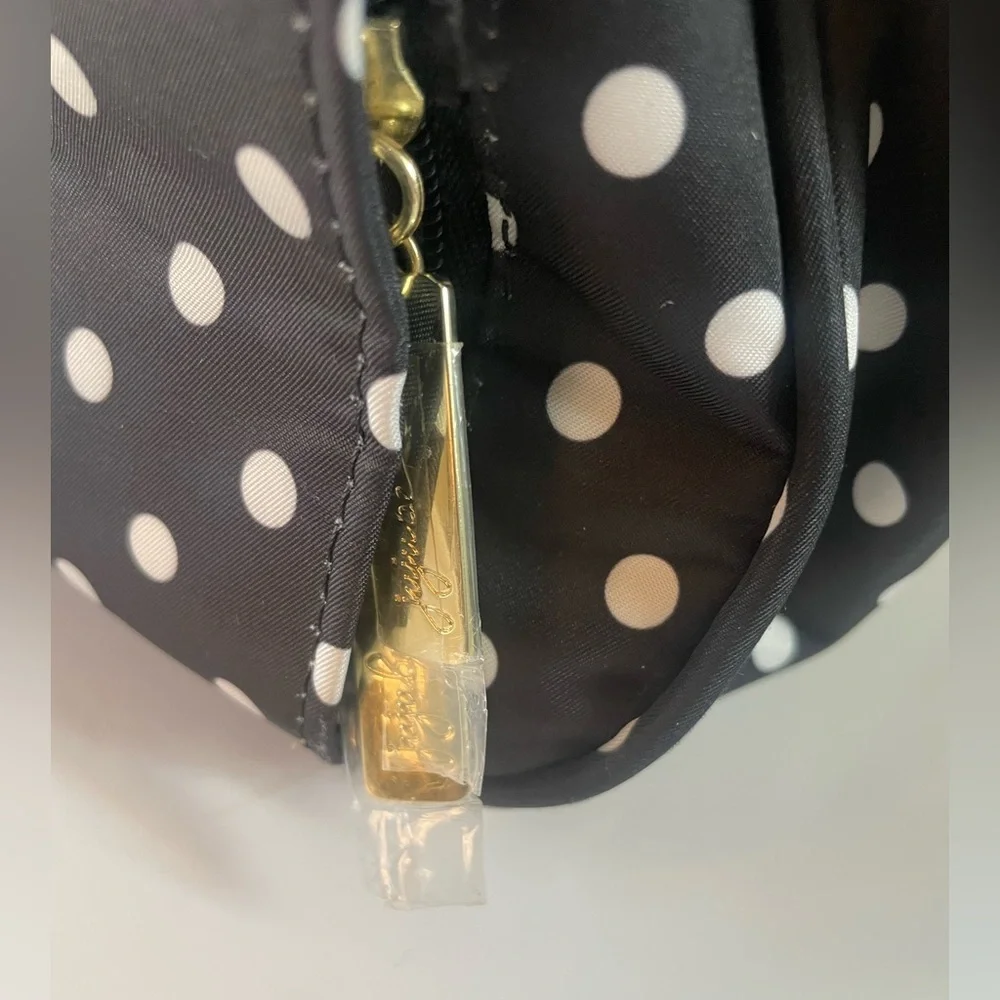 JuJuBe Baby Diaper Bag Polka Dot Tote Bag Changing Pad Pockets Storage New
